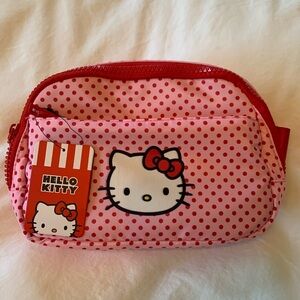 Hello Kitty Fanny Pack Pink with Red Polka Dots NWT